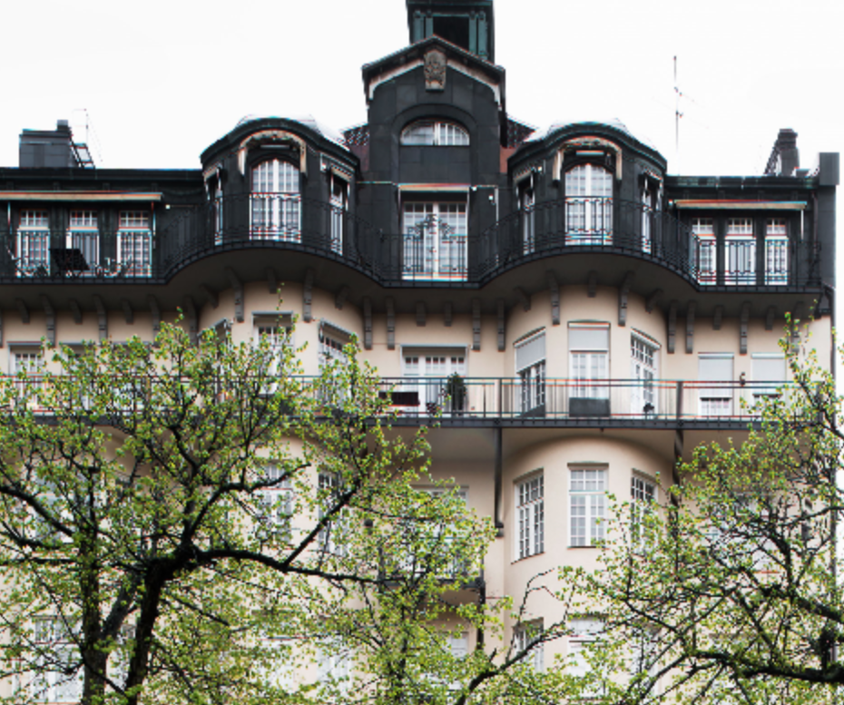 Måttbeställt balkongräcke bostadsrättsförening Se Svets Smide Montageservice Stockholm